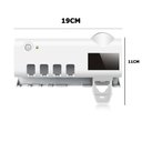 Ver mais imagens de Dispenser Pasta de Dentes Luz Ultravioleta Automatico Esterilizador Bacterias Suporte Escova de Dent