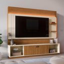 Ver imagem 1 de Home Theater Decorativo Guaíba 2.0 Off White Canela para TV Grande