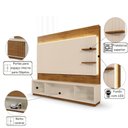 Ver imagem 2 de Home Theater Decorativo Guaíba 2.0 Off White Canela para TV Grande