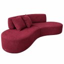 Ver imagem 3 de Sofá Virgínia 3m Estofado Suede Moderno Confortável Luxo
