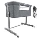 Ver imagem 2 de Berço Portátil Moisés Cercado 0-15kg Desmontável Co-bed com Bolsa de Transporte Cinzaazul