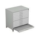 Ver imagem 4 de Mapoteca 10 Gavetas Map10 120,4cm X 122,3cm Aço