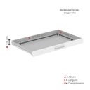 Ver imagem 7 de Mapoteca 10 Gavetas MAP10 120,4cm x 122,3cm Aço Cinza/Branco