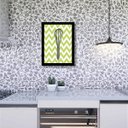 Ver imagem 2 de Quadro Cozinha Fuê 24x18cm - com vidro:Madeira preta