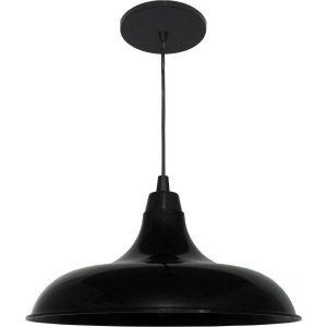 Pendente Prato Preto Diametro 32cm
