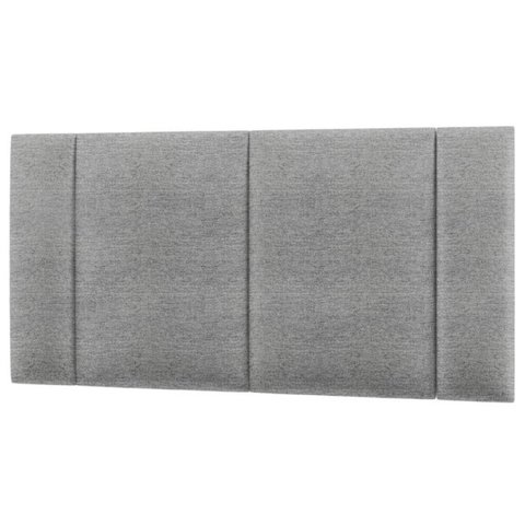 Cabeceira Modulada Casal 140 Cm com Led Linho Cinza Milani Store