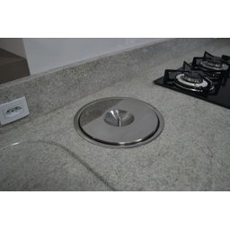 Cesto Lixeira De Embutir Inox - 5 Litros - 2