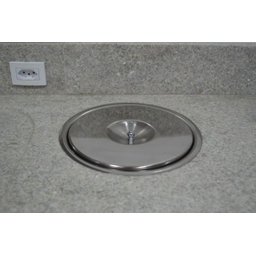 Cesto Lixeira De Embutir Inox - 5 Litros - 1
