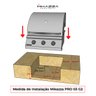 Churrasqueira à Gás de Embutir Mikazza G2 Pro 3 (Gás GLP ou Botijão) - 8