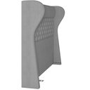 Ver imagem 5 de Cabeceira Cama Box Casal 140 cm P05 Madrid Linho Cinza - Lyam Decor
