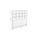 Ver imagem 3 de Cabeceira Cama Box Casal Kappesberg Veludo Cinza Claro 140cm