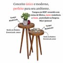 Ver imagem 5 de Mesa Canto Pé Palito Apoio Sala Estar Lateral Retro Pequena Moderna Decoração Casa Escritório:Tampos