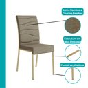 Ver imagem 7 de Conjunto Sala de Jantar 6 Cadeiras Humor Carraro Carvalho Dourado