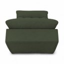 Ver imagem 7 de Poltrona Balance Leve Balanço Linho Premium Easy Clean Luxo para Sala Quarto Conforto Relaxante