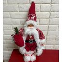 Ver imagem 4 de Papai Noel Natal Boneco Luxo Natalino Enfeite Arvore Cenario Loja Vitrine Casa Mesa Bancada Predio H