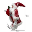 Ver imagem 3 de Papai Noel Natal Boneco Luxo Natalino Enfeite Arvore Cenario Loja Vitrine Casa Mesa Bancada Predio H