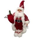 Ver mais imagens de Papai Noel Natal Boneco Luxo Natalino Enfeite Arvore Cenario Loja Vitrine Casa Mesa Bancada Predio H