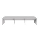 Ver imagem 2 de Plataforma de Trabalho 6 Lugares 360cm x 120cm Pé Painel Cinza F5 Office