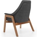 Ver imagem 4 de Poltrona Decorativa Sakura L02 Linho Cinza Escuro - Lyam Decor