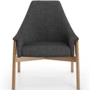Ver imagem 5 de Poltrona Decorativa Sakura L02 Linho Cinza Escuro - Lyam Decor