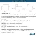 Ver imagem 6 de Poltrona Reclinável Mh-1216 Herval Estofada com Massageador Cinza C
