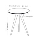 Ver imagem 2 de Mesa de Canto Tripe Baixa LC Marques