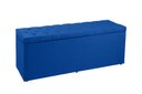 Ver imagem 4 de Recamier Baú 1,95m Madrid Suede Azul Marinho Dal Poz Estofados