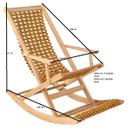 Ver imagem 2 de Cadeira Espreguiçadeira de Balanço e Pé Massageador