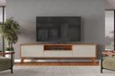 Ver imagem 2 de Rack Vertex New 3 Gavetas para TV até 75 pol. 237 cm Naturalle/Off White - Mavaular