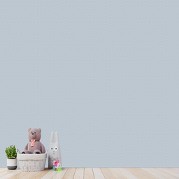 Papel de Parede Adesivo com Bolinha Fundo Azul 9m - 3