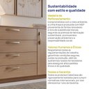 Ver imagem 6 de Cômoda 1 Porta 4 Gavetas Araçá CabeCasa MadeiraOriginals Marrom/Nogueira