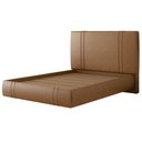 Ver imagem 7 de Cama Casal Flutuante com Cabeceira 140cm Astra S04 Couríssimo Caramelo - Lyam Decor