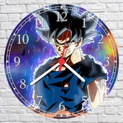 Relógio De Parede Anime Dragon Ball Desenho Goku Quartos Salas