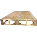 Ver imagem 2 de Base Box Casal Bipartido Suede Marrom