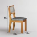 Ver imagem 5 de Sala de Jantar Mdf Redonda 4 Lugares Florença - Arbo Design