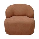 Ver imagem 2 de Poltrona Giratória Chandor Bouclé Telha - Nexta Casa