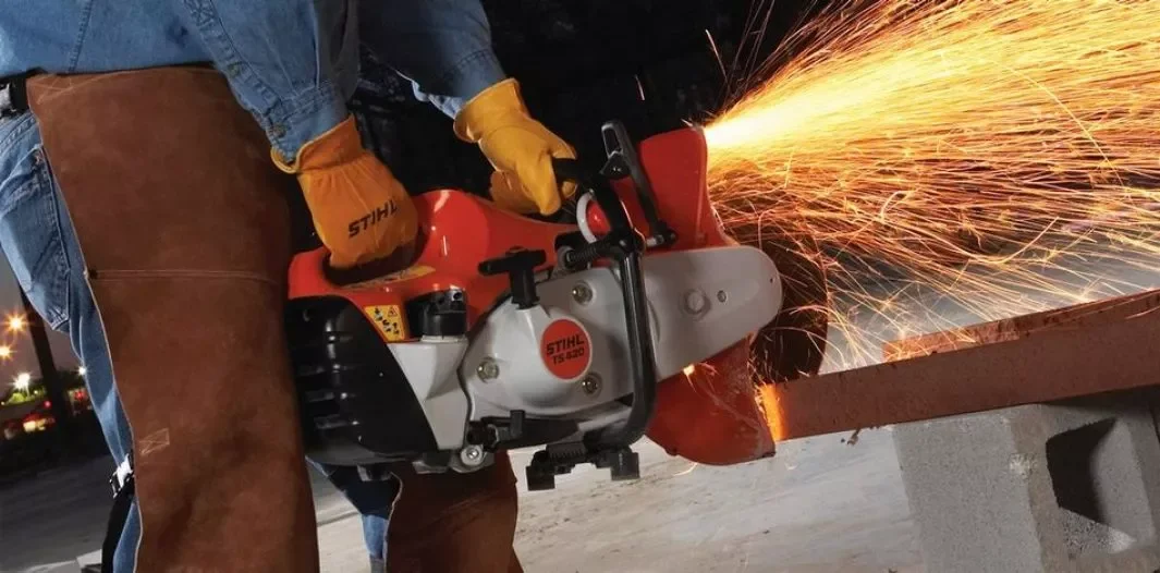 Cortador de Pedra a Gasolina Cor:laranja e Branco Stihl Ts 420 - 2