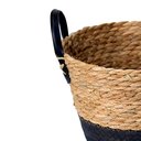 Ver imagem 2 de Cesto de Fibra Natural com Alça 24 X18 Cm - Paramount