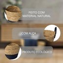 Ver imagem 3 de Cesto de Fibra Natural com Alça 24 X18 Cm - Paramount