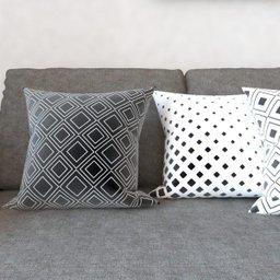 Kit 4 Capas Almofadas Preto e Branco Decorativas e Geométricas Para Sofá 40x40 - Novadecora - 3 Kit 4 Capas Almofadas Preto e Branco Decorativas e Geométricas Para Sofá 40x40 - Novadecora - 3