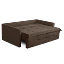 Ver imagem 4 de Sofá sem Caixa Retrátil e Reclinável 1,65m com Molas Maira Suede Marrom Rover & Beato