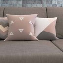 Ver imagem 4 de Capas de Almofadas Para Sofá Marrom e Bege Decorativas e Geométricas 40x40 - Novadecora