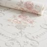 Papel de Parede Floral com Rosas Texturizado Alto-Relevo - 1
