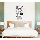 Ver imagem 1 de Adesivo de PArede Quarto de casal Toda história de amor