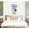 Adesivo de PArede Quarto de casal Toda história de amor - 2