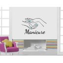 Ver imagem 1 de Adesivo de parede para salão de beleza - Manicure