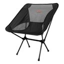 Ver imagem 1 de Cadeira Dobrável de Camping Pesca Preta com Tela
