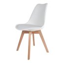 Ver imagem 2 de Kit 2 Cadeiras Polipropileno Saarinen Leda La Mobilia: Design para Sala de Jantar e Cozinha
