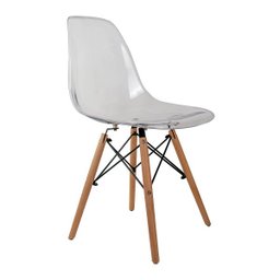 Kit 2 Cadeiras Eames Transparentes - 2 Kit 2 Cadeiras Eames Transparentes - 2