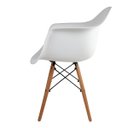 Ver imagem 4 de Kit com 2 Poltronas Cadeiras Charles Eames com Braço Branca
